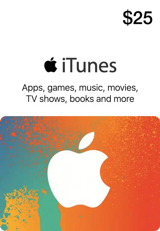 Купить iTunes Gift Card $25