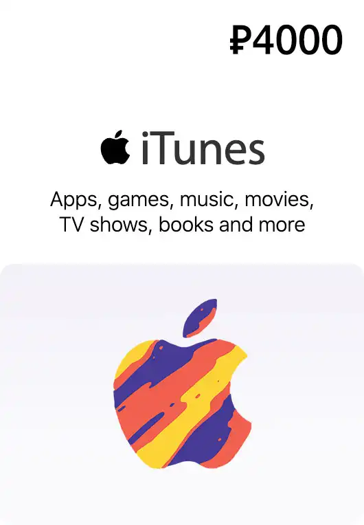 Купить iTunes Gift Card 4000 руб